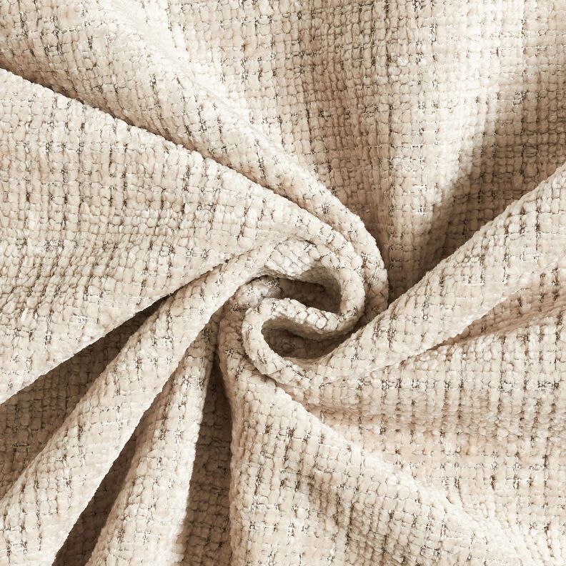 Upholstery Fabric Chenille Plain – light taupe,  image number 1