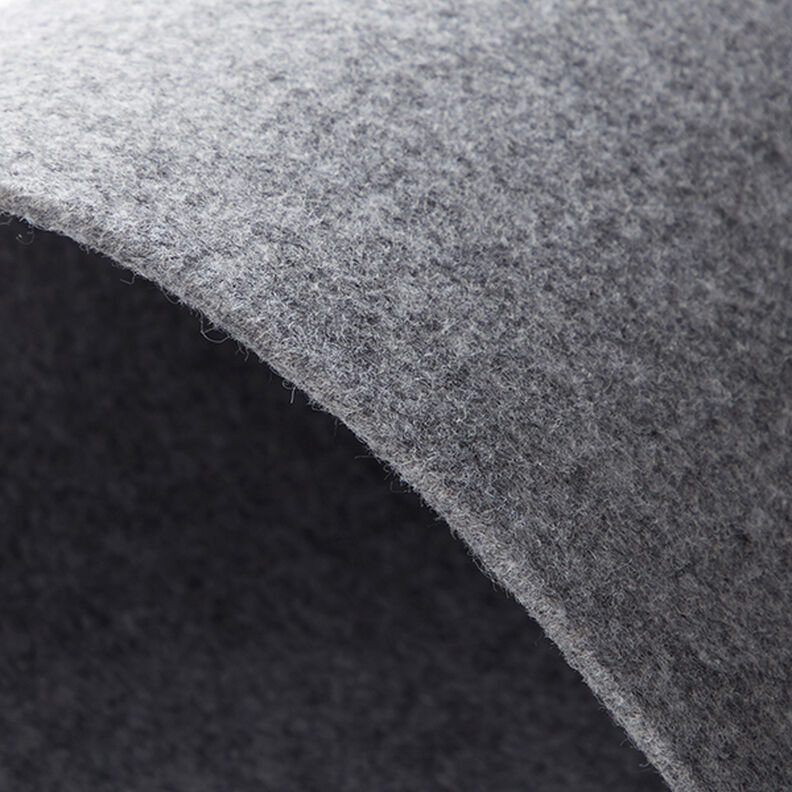 Mottled Felt 45 cm / 4 mm thick – light grey,  image number 1