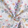 Double Gauze/Muslin Watercolour Floral Meadow Digital Print | Poppy Fabrics – white,  thumbnail number 3
