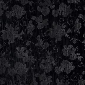 Crushed velvet chrysanthemum – black, 