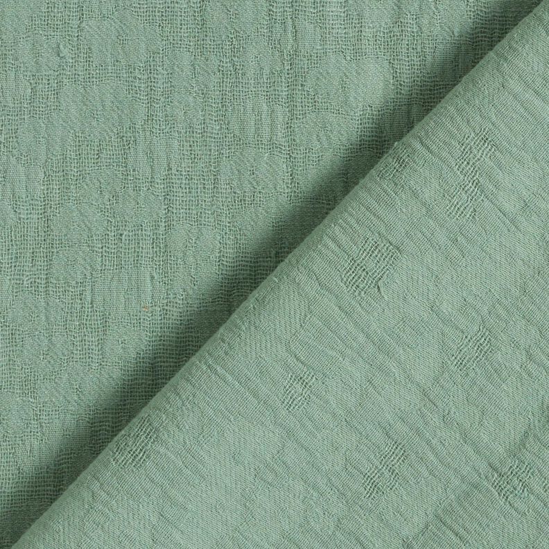 Double Gauze/Muslin Jacquard flowers – reed,  image number 1