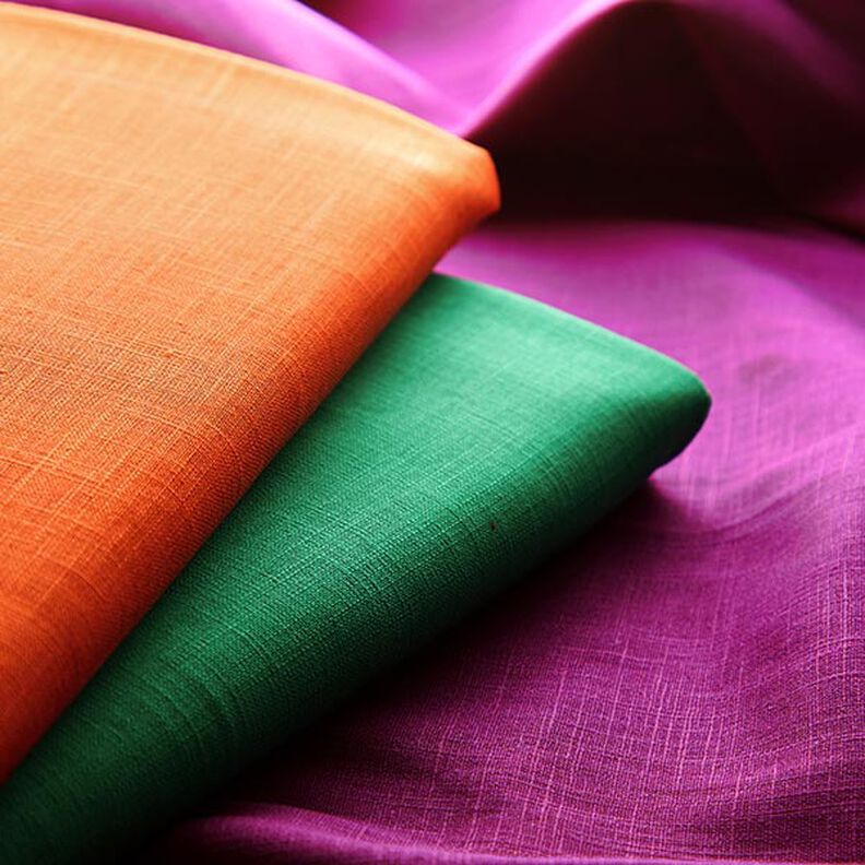 Linen fabric Ramie mix medium – grape,  image number 5