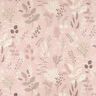 Decor Fabric Half Panama Delicate Branches – light dusky pink/natural,  thumbnail number 1