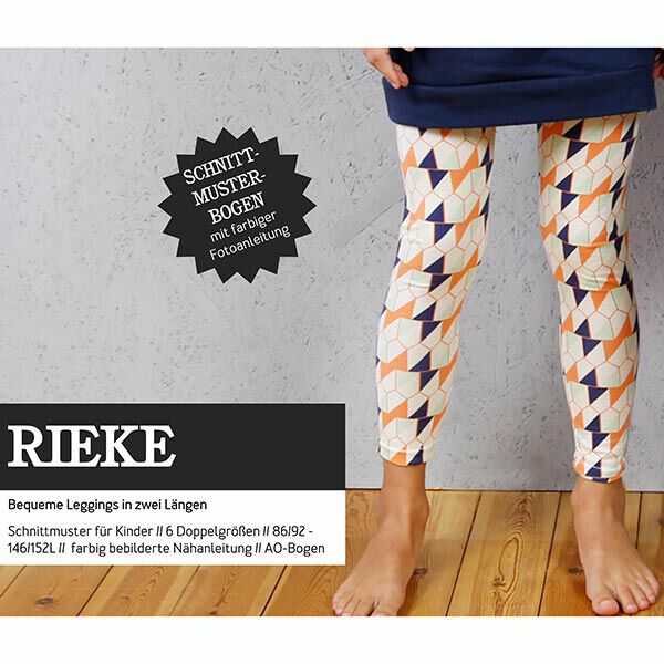 RIEKE - girls' leggings, Studio Schnittreif  | 86 - 152,  image number 1