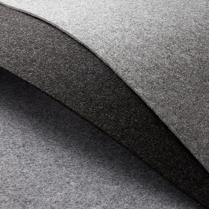 Felt 45 cm / 4 mm thick – anthracite,  image number 3