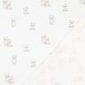 GOTS Double Gauze/Muslin Friendly Bears Digital Print | Poppy Fabrics – ivory/light taupe,  thumbnail number 4