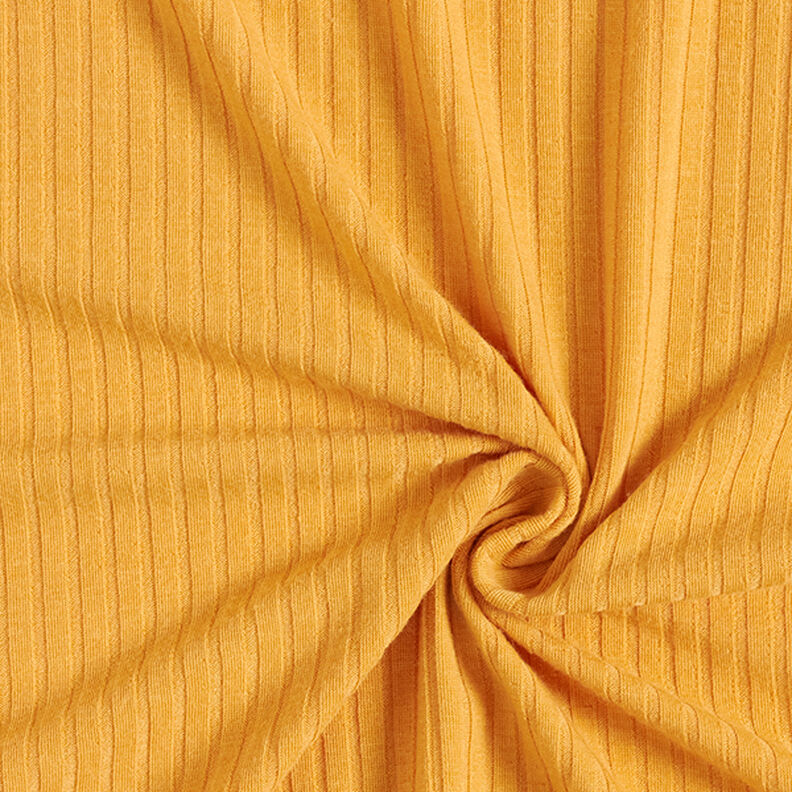 Plain ribbed knit – curry yellow,  image number 3