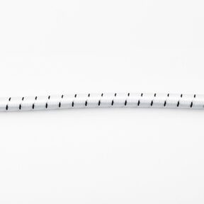 Strong outdoor rubber cord [Ø 10 mm] – white/black, 