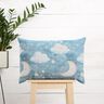 Decor Fabric Cotton Twill Moon and Stars Digital Print – light blue,  thumbnail number 7