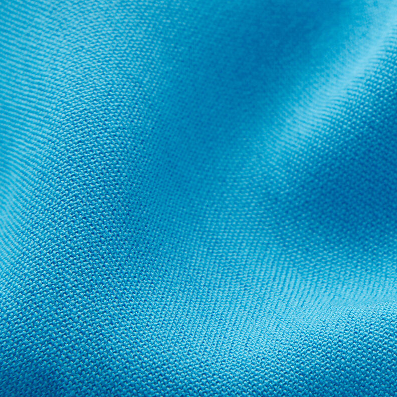 Plain-coloured plain weave viscose blend – turquoise,  image number 3