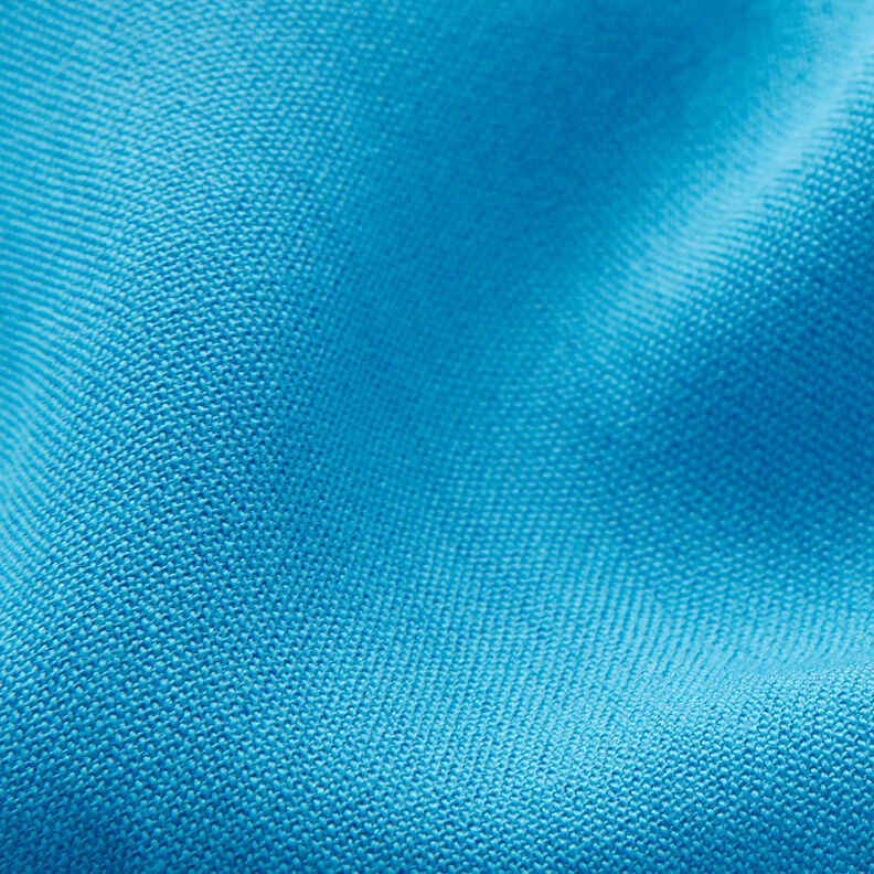 Plain-coloured plain weave viscose blend – turquoise,  image number 3