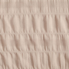 Smocked cotton fabric – almond, 