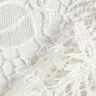 Lace with sequins and scalloped edge – white,  thumbnail number 4