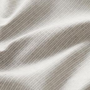 Decorative fabric, canvas fine stripes, recycled – grey, 