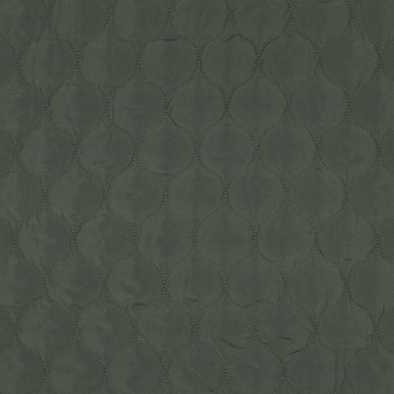 Quilted Fabric Circle Print | Poppy Fabrics – dark pine,  image number 1