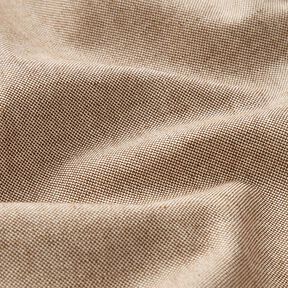 Decorative fabric, Chambray half Panama, recycled – medium brown, 