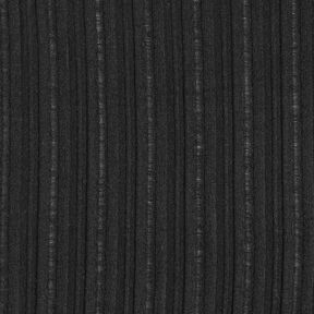 Plain ribbed knit – black, 