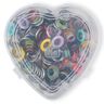 Eyelets with discs, in heart box [8 mm] | Prym – red,  thumbnail number 2
