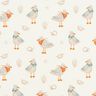 Cotton Jersey Seagull, starfish, knots Digital Print – offwhite,  thumbnail number 1