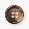 4-hole button round [Ø 15 mm] – black brown,  thumbnail number 1