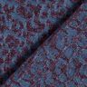 Trouser fabric denim look leopard print – aubergine/denim blue,  thumbnail number 4
