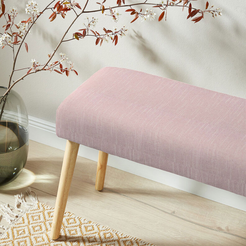 Decor Fabric Half Panama Subtle Texture – pink/light beige,  image number 7