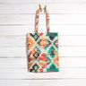 Decor Fabric Half Panama abstract ethnic print – light beige/emerald green,  thumbnail number 7