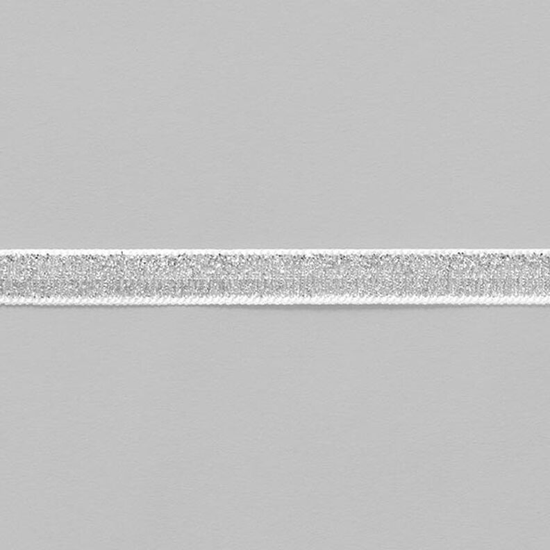 Velvet ribbon Metallic [10 mm] – metallic silver,  image number 2