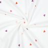 Double Gauze/Muslin embroidered hearts | Poppy Fabrics – white/rosé,  thumbnail number 3