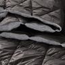 Quilted Fabric subtle sheen diamonds – black,  thumbnail number 6