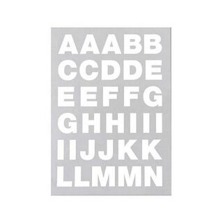A-Z Iron-On Foil – white | Rico Design, 