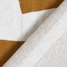 Decor Fabric Half Panama abstract shapes – mustard/natural,  thumbnail number 4