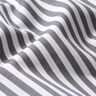 Cotton Poplin narrow stripes – slate grey/white,  thumbnail number 2