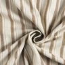 Linen-viscose blend pixelated stripes – beige/brown,  thumbnail number 3