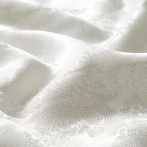 Jacquard roses fabric – white, 