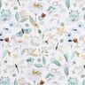 Cotton Poplin Pond life Digital Print – white/baby blue,  thumbnail number 1