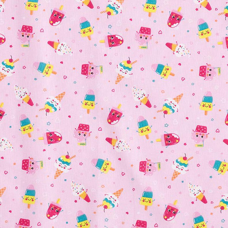 Cotton Cretonne ice cream – pink,  image number 1