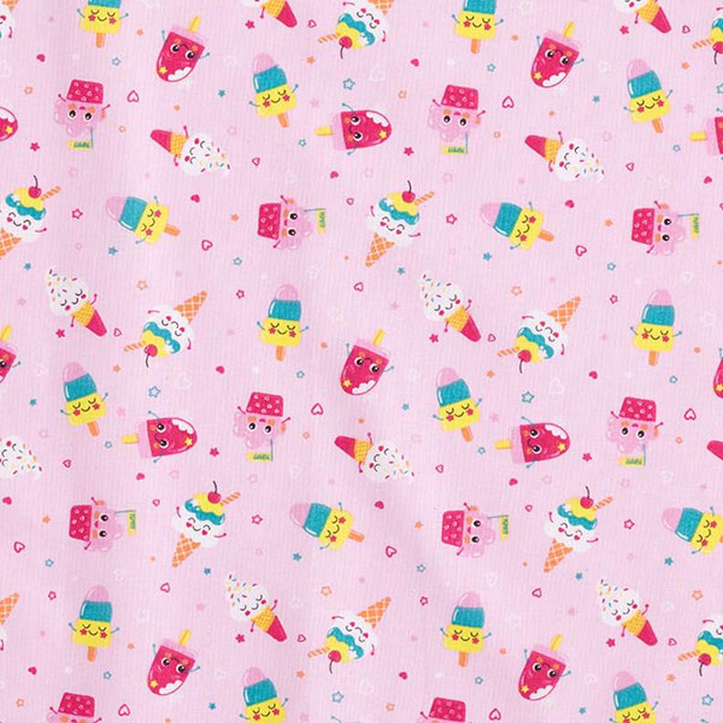 Cotton Cretonne ice cream – pink,  image number 1