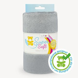SuperSoft SNUGLY plush [ 1 x 0,75 m | 5 mm ] - grey | Kullaloo, 