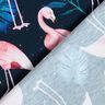 Cotton Jersey Flamingo | Glitzerpüppi – midnight blue/light pink,  thumbnail number 4