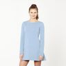 Light French Terry Plain – light blue,  thumbnail number 6