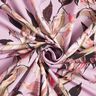 Cotton Jersey large lilies digital print – pastel violet/greige,  thumbnail number 3