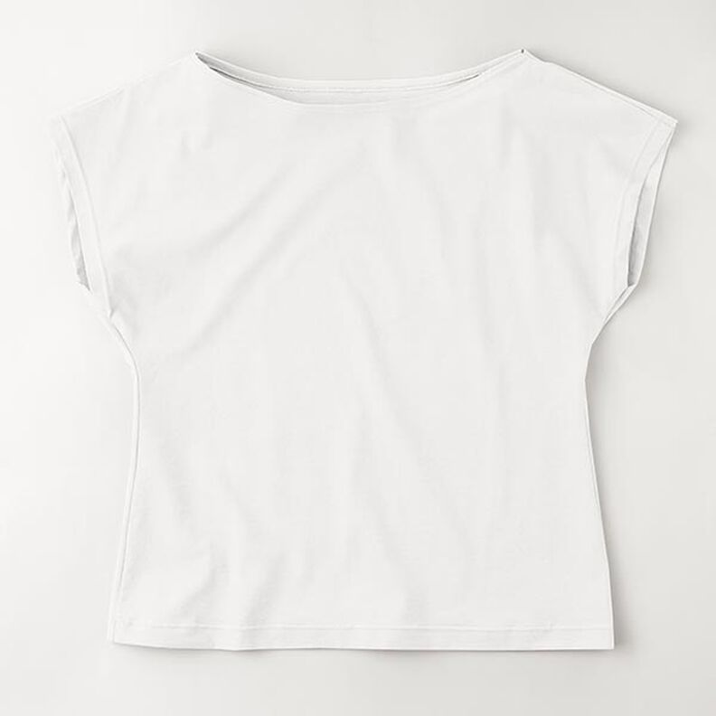 Bamboo Viscose Jersey Plain – offwhite,  image number 8