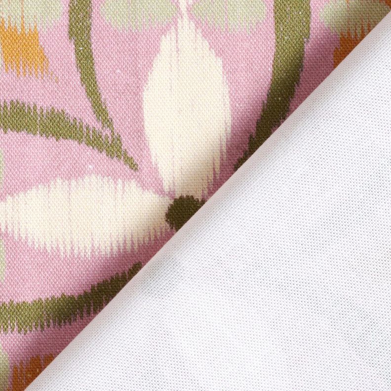 Decor Fabric Canvas Embroidery look large – pastel violet/light beige, image number 4
