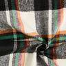 colourful checked coat fabric – black/white,  thumbnail number 3