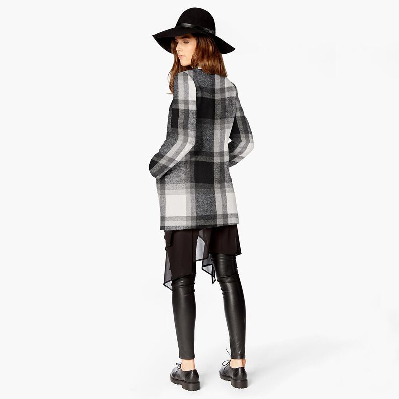 Coat flannel check | Katia Fabrics – misty grey/antique silver,  image number 6