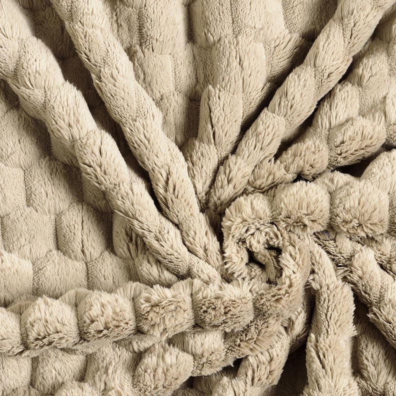 Faux Fur Honeycomb – anemone, image number 3