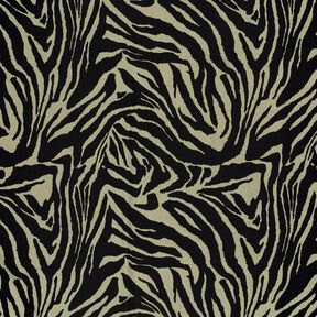 Viscose Jersey Zebra print – light khaki/black, 