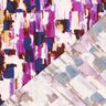 viscose fabric abstract brushstrokes digital print – grape/indigo,  thumbnail number 4