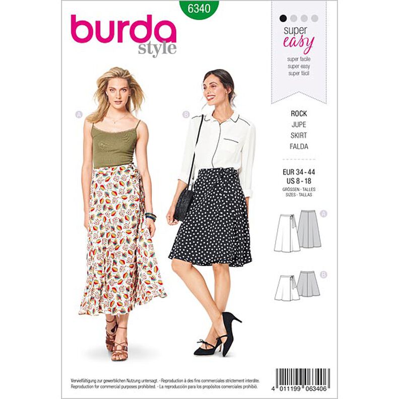 Skirt, Burda 6340 | 34 - 44,  image number 1